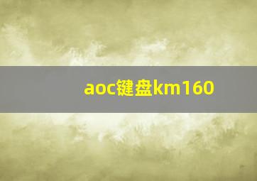 aoc键盘km160