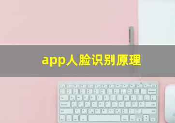 app人脸识别原理