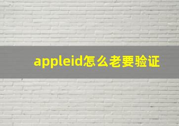 appleid怎么老要验证