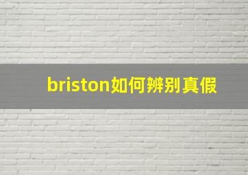 briston如何辨别真假