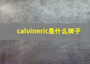 calvineric是什么牌子