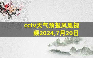 cctv天气预报凤凰视频2024,7月20日