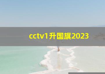 cctv1升国旗2023