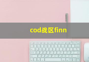 cod战区finn