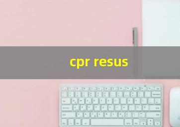 cpr resus