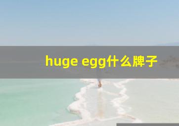 huge egg什么牌子