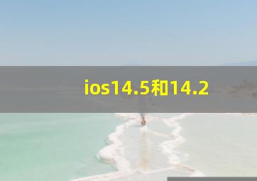 ios14.5和14.2