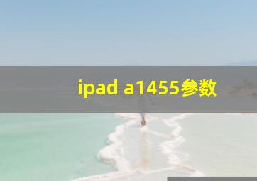 ipad a1455参数