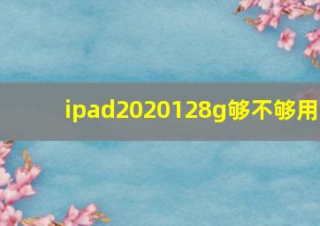 ipad2020128g够不够用