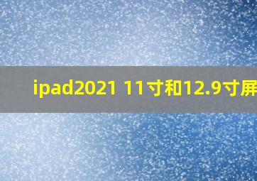 ipad2021 11寸和12.9寸屏幕