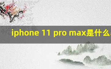 iphone 11 pro max是什么基带