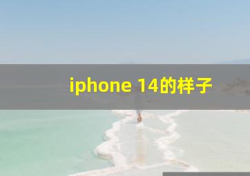 iphone 14的样子