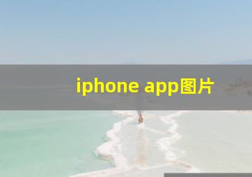 iphone app图片