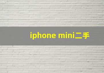 iphone mini二手