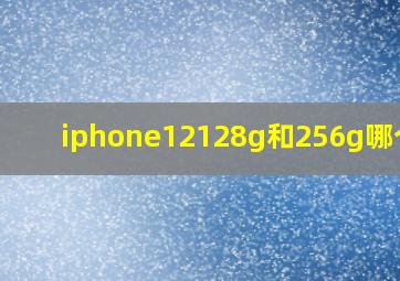 iphone12128g和256g哪个好