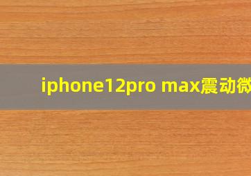 iphone12pro max震动微弱