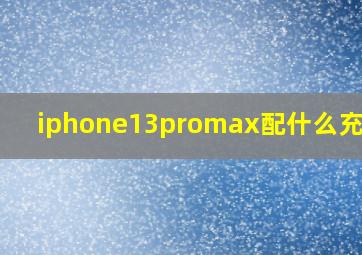 iphone13promax配什么充电器