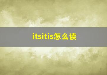 itsitis怎么读