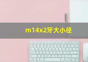 m14x2牙大小径