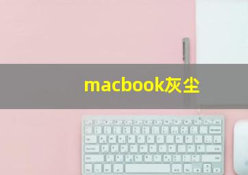 macbook灰尘