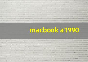 macbook a1990