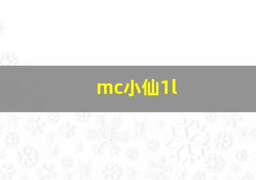 mc小仙1l