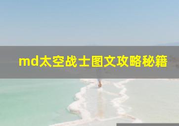 md太空战士图文攻略秘籍