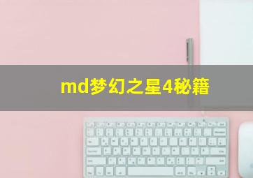 md梦幻之星4秘籍