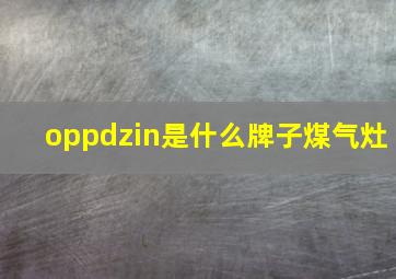 oppdzin是什么牌子煤气灶