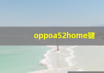 oppoa52home键