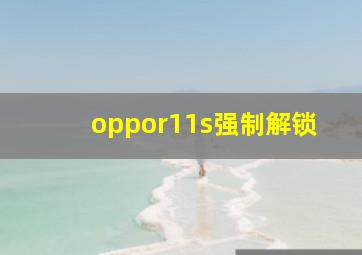 oppor11s强制解锁