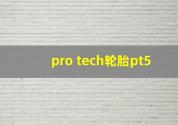 pro tech轮胎pt5