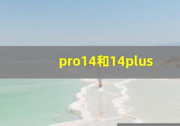 pro14和14plus