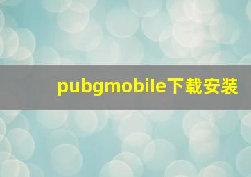 pubgmobiIe下载安装