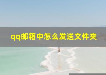 qq邮箱中怎么发送文件夹