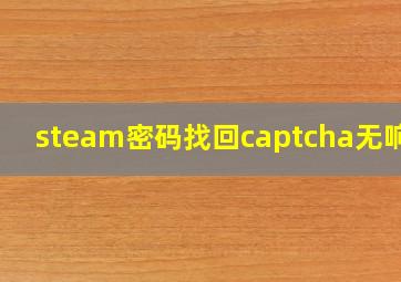 steam密码找回captcha无响应