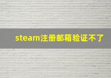 steam注册邮箱验证不了