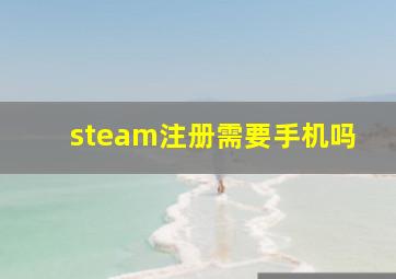 steam注册需要手机吗