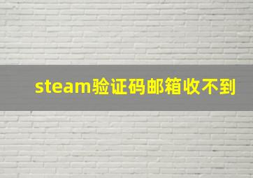 steam验证码邮箱收不到