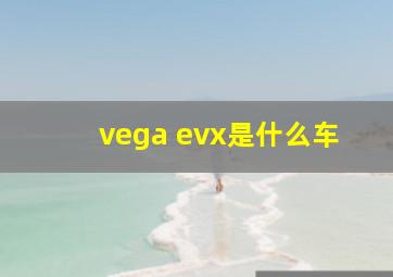 vega evx是什么车