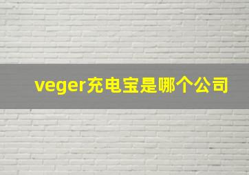 veger充电宝是哪个公司