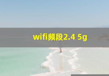 wifi频段2.4+5g