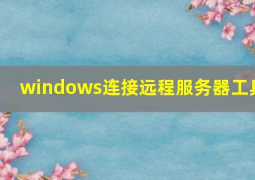 windows连接远程服务器工具