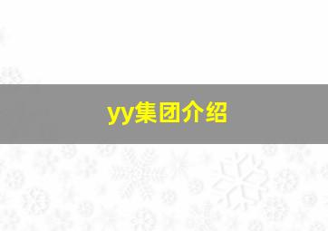 yy集团介绍